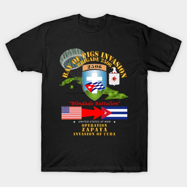 Operation Zapata - Bay of Pigs  - Cuba Invasion T-Shirt by twix123844